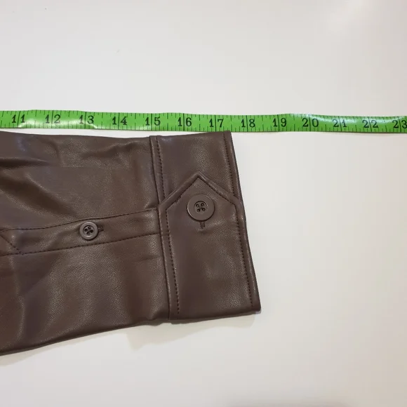 Pleather Shacket - Picture 4 of 5